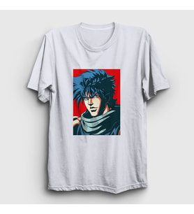 Presmono Unisex Beyaz Joseph Joestar Anime Jojo T-Shirt 321700tt