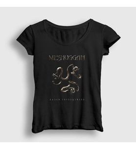 Presmono Kadın Siyah Catch 33 Meshuggah T-Shirt 163997tt