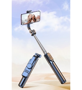 Kablosuz Selfie Çubuğu Tripod, Bluetooth Uzaktan Kumanda ile Güçlü ve Pratik