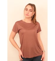 Rich Kadın O Yaka T-shirt %100 Pamuk Tişört