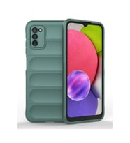 Durukar® Samsung Galaxy A03S Kılıf Optimum Silikon - Koyu Yeşil