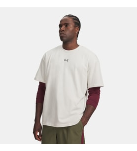 Under Armour Ua M Hwt Metal Logo Ss Beyaz Erkek T-Shirt 6013618-110