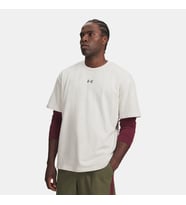 Under Armour Ua M Hwt Metal Logo Ss Beyaz Erkek T-Shirt 6013618-110
