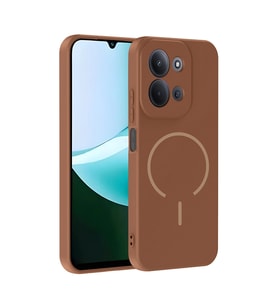 Xiaomi Redmi 15C Kılıf M-safe Şarj Özellikli Zore Meta Kapak