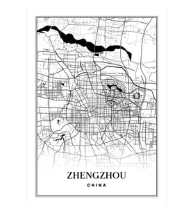 Zhengzhou Çin Tablo Ahşap Poster Dekoratif