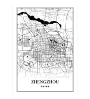 Zhengzhou Çin Tablo Ahşap Poster Dekoratif