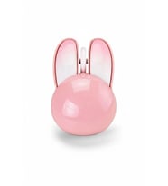 Tavşan figürlü Kablosuz Mouse pil Dahil Etiket Hediyeli pembe