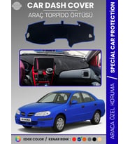 NİSSAN ALMERA EKRANLI (2000-2006) Torpido Örtüsü Premium Torpido Koruma Araca Özel UV Koruma
