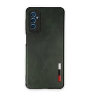 Samsung Galaxy M52 5g Kılıf Loop Deri Silikon - Yeşil