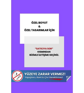 Özel Boyut ve Özel Tasarım Akıllı Kağıt, Yapışkansız Statik Tutunan Akıllı Kağıt, Yazı Tahtası