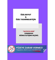 Özel Boyut ve Özel Tasarım Akıllı Kağıt, Yapışkansız Statik Tutunan Akıllı Kağıt, Yazı Tahtası