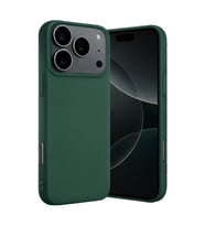 iPhone 17 Pro Max Nano İçi Kadife Silikon - Koyu Yeşil