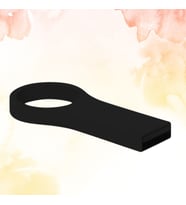 KİŞİYE ÖZEL İSİM BASKILI METAL KUTULU METAL USB BELLEK 2.0 16GB (Siyah)