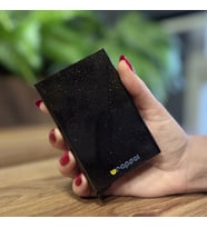 Mekanizmalı Kartlık Rfid Korumalı Alüminyum Otomatik Mekanizmalı Kredi Kartlık Renkli Simli Kahverengi