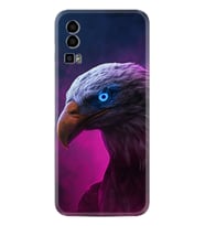 General Mobile GM 23 Kılıf Silikon Desen Özel Seri Kartal 1622