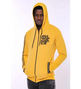 Hardal Kapşonlu Sweatshirt - Wessi (Sarı)