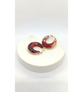 Scarlet Hoop – Kızıl Halka Küpe