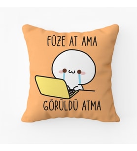 Füze at ama görüldü atma Yastık