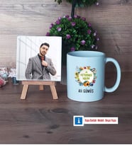 Veteriner Hekim Fotoğraflı Dekoratif Taş, Kupa Bardak Beyaz Hediye Veteriner Hekimler Günü Hediyesi (Model 1)