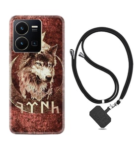 Vivo Y35 Kılıf Resimli Boyun Askılı İpli Desenli Silikon Göktürk 3 1412