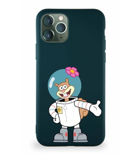 Apple iPhone 11 Pro Soft Premier Kapak Sandy Tasarımlı Silikon Kılıf - Yeşil (Şeffaf)