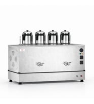 Anka Inoks Pro Kompakt Full Otomatik Çay Makinası Paslanmaz 4 Demlikli 40 Litre Elektrikli Tüplü
