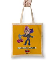 Brawl Stars Rockabılly Mortıs Bez Çanta Uzun Saplı