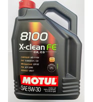 MOTUL 8100 X-CLEAN C2,C3 FE 5W-30 5L Ü.Y.2024