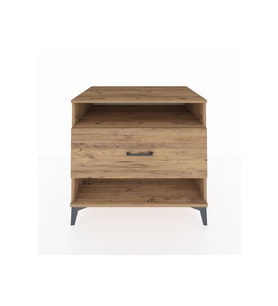Kronos Şifonyer Tek Raflı Tek Çekmeceli 88x59x80 Çam-Çam