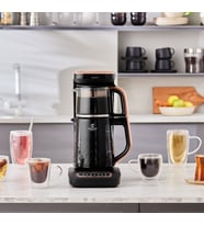 Karaca Çaysever Robotea Pro Quartz 4 in 1 Konuşan Çay Makinesi Black Copper