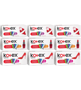 Kotex Tampon Süper - Mini - Normal 144 Lü Karma Set (9PK*16)
