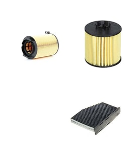 Bosch Filtre Bakım Seti Volkswagen Passat 1.4 TSI Benzin 2005-2010 Hava + Yağ F. + Polen Filtre Bosch