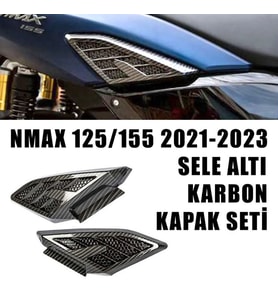 Yamaha Nmax 125/155 2021-2023 Sele Altı Karbon Kapak Seti