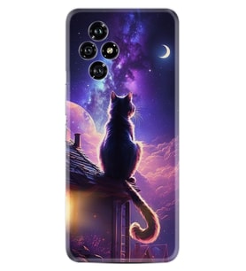 Honor 200 Kılıf Boutique Baskılı Resimli Damdaki Kedi Pcode -091