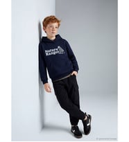 LCW Kids Siyah Beli Lastikli Erkek Çocuk Kargo Jean Pantolon