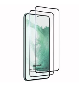 Microsonic Samsung Galaxy S22 Plus Crystal Seramik Nano Ekran Koruyucu Siyah (2 Adet)
