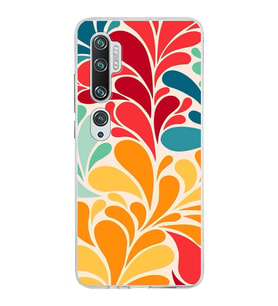 PrintiFy Xiaomi Mi Note 10 ile Uyumlu 1mm Slim Fit Retro Renkler 5 Baskılı Şeffaf  Kılıf
