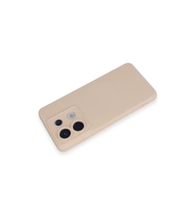 Xiaomi Redmi Note 13 Pro 5g Kılıf Nano İçi Kadife Silikon - Pudra