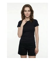 Loft Slim Fit Siyah Kadın T-Shirt LF2042935