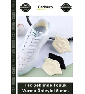 #AyakBakımı Ayakkabı Arkası Koruyucu Konfor Pedi Siyah Ten Renk Taç Şeklinde Topuk Vurma Önleyici 5m