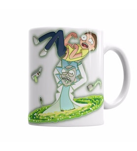 RICK AND MORTY SCIENCE  Kupa Bardak Porselen