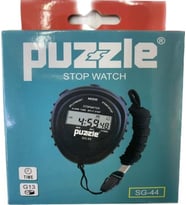 Puzzle SG-44 Boyun Askılı Dijital Kronometre (Siyah)