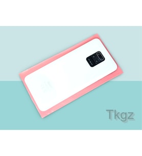 Xiaomi REDMİ NOTE 9S Arka Pil Batarya Kapağı Kapak ( Full Kamera Lensli ) BEYAZ