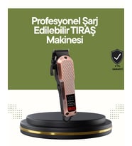 Mey İthalat® Şarjlı Saç Kesme Makinesi – 4 Kademeli Ayar, Lcd Ekran Hızlı Şarj Desteği