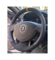 Renault Clio 2 Araca Özel Direksiyon Kılıfı (noktalı Nubuk Yüzüklü)