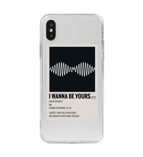 Iphone XS MAX Uyumlu I Wanna Be Yours Arctic Monkeys Tasarımlı Şeffaf Telefon Kılıfı