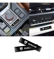 Dacia Kapı Kolu Torpido Ayna Damla Oto Sticker Etiket 2 Adet ( 5.7 x 1.4 Cm Ölçü )