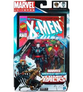 Marvel Universe X-Men Gambit  & Mister Sinister - 9 cm