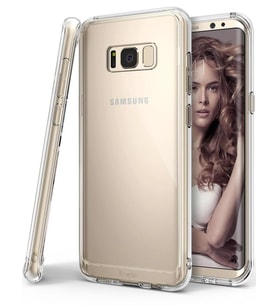 Ringke Fusion Galaxy S8 Plus ile Uyumlu Kılıf Crystal Clear