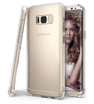 Ringke Fusion Galaxy S8 Plus ile Uyumlu Kılıf Crystal Clear